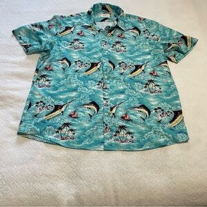 Tropical Shark Print Shirt Size XL
Caribbean‎  or Cruise attire